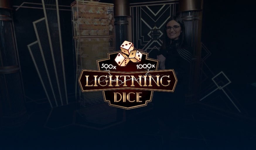 Evolution Gamings Lightning Dice Live Casino Game.