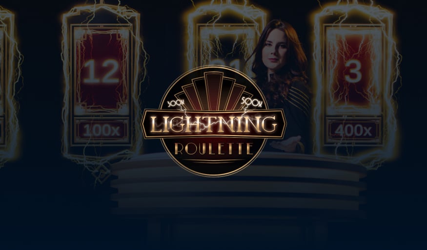 Evolution Gamings Lightning Roulette Live Casino Game.