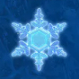 Scatter symbol snowflake