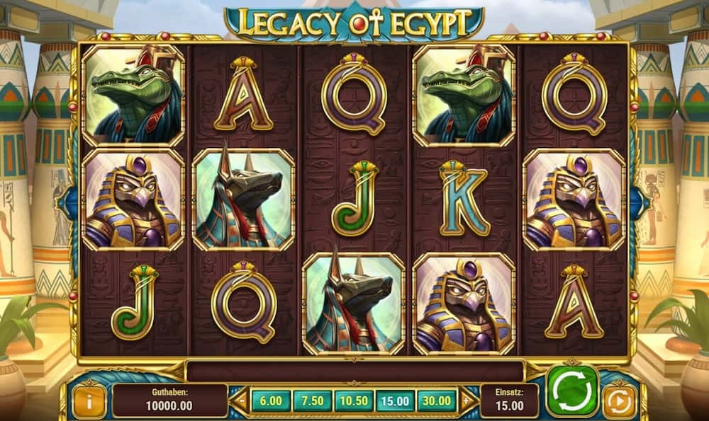 Online Spielautomat Legacy of Egypt