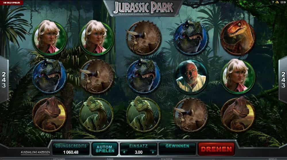 Jurassic Park Microgaming