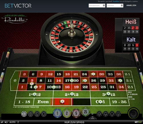 Roulette-Tisch