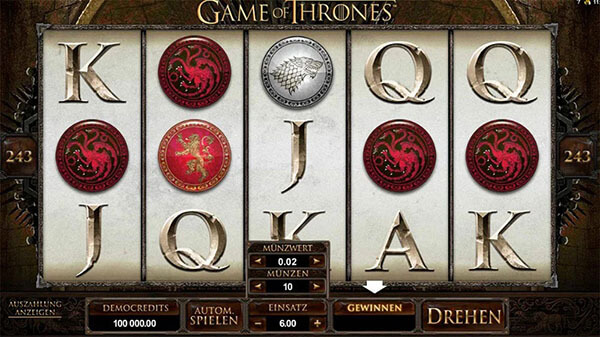 Microgaming Game of Thrones