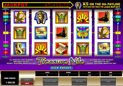 Treasure Nile 5 Reels