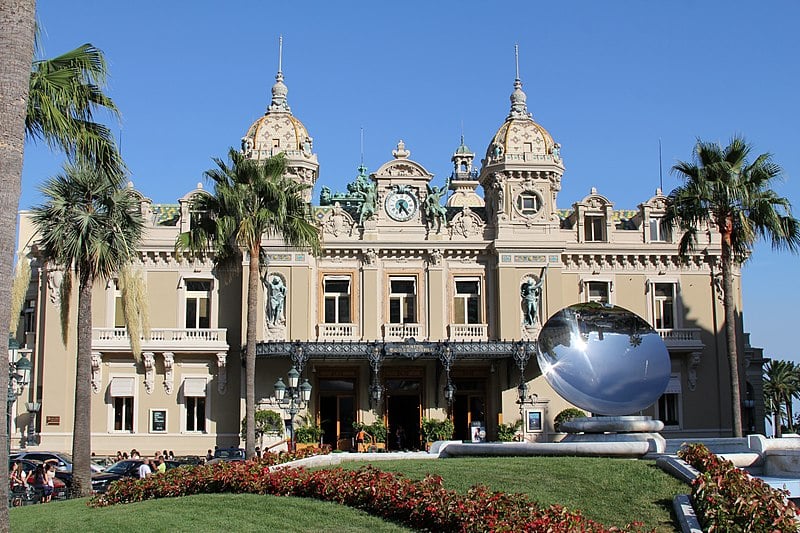 Casino de Monte Carlo Monaco Gebäude Frontansicht