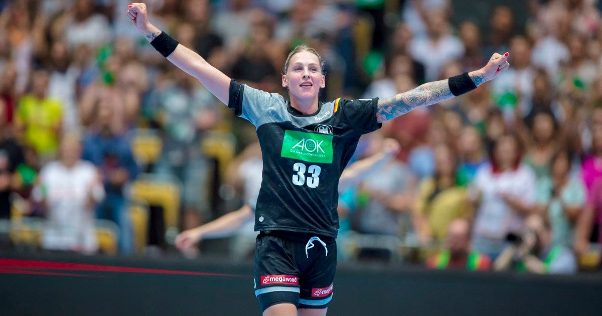 Luisa Schulze siegreich beim Handball