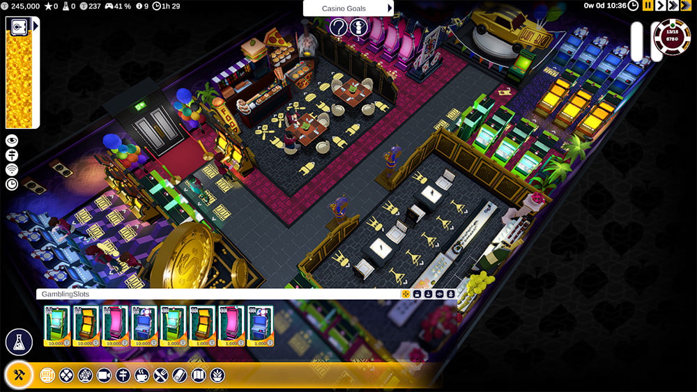 Screenshot des Aufbauspiels Grand Casino Tycoon