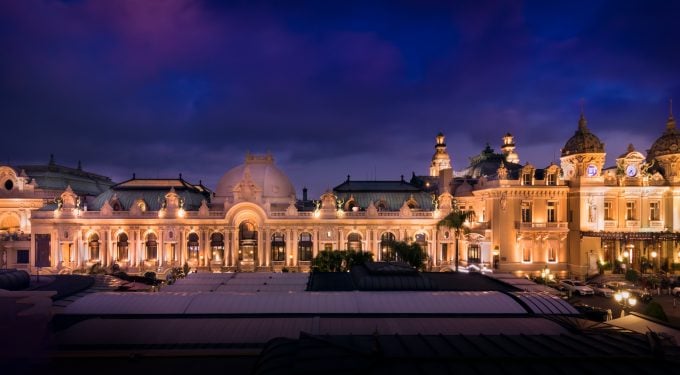 Monaco Casino: Das Monte-Carlo Casino bei Nacht