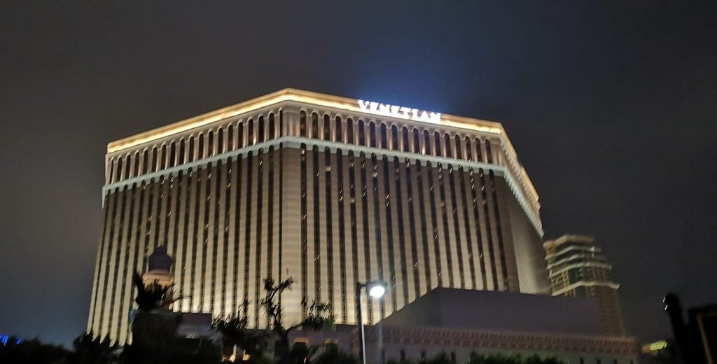 Venetian Casino bei Nacht außen