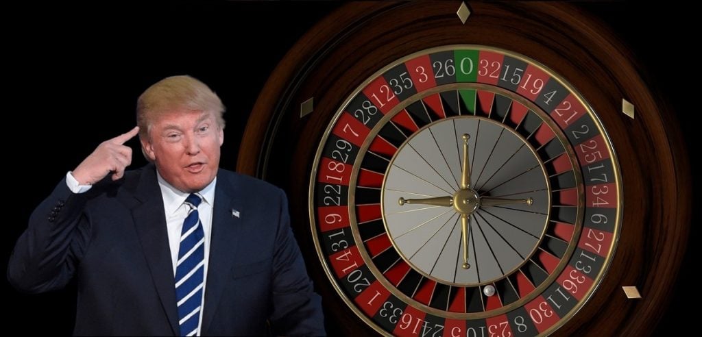 Donald Trumo Roulettekessel Roulette