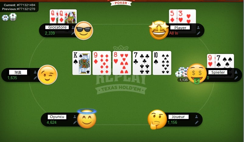 Online Poker Table 