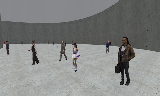 Szene aus der virtuellen Welt Second Life