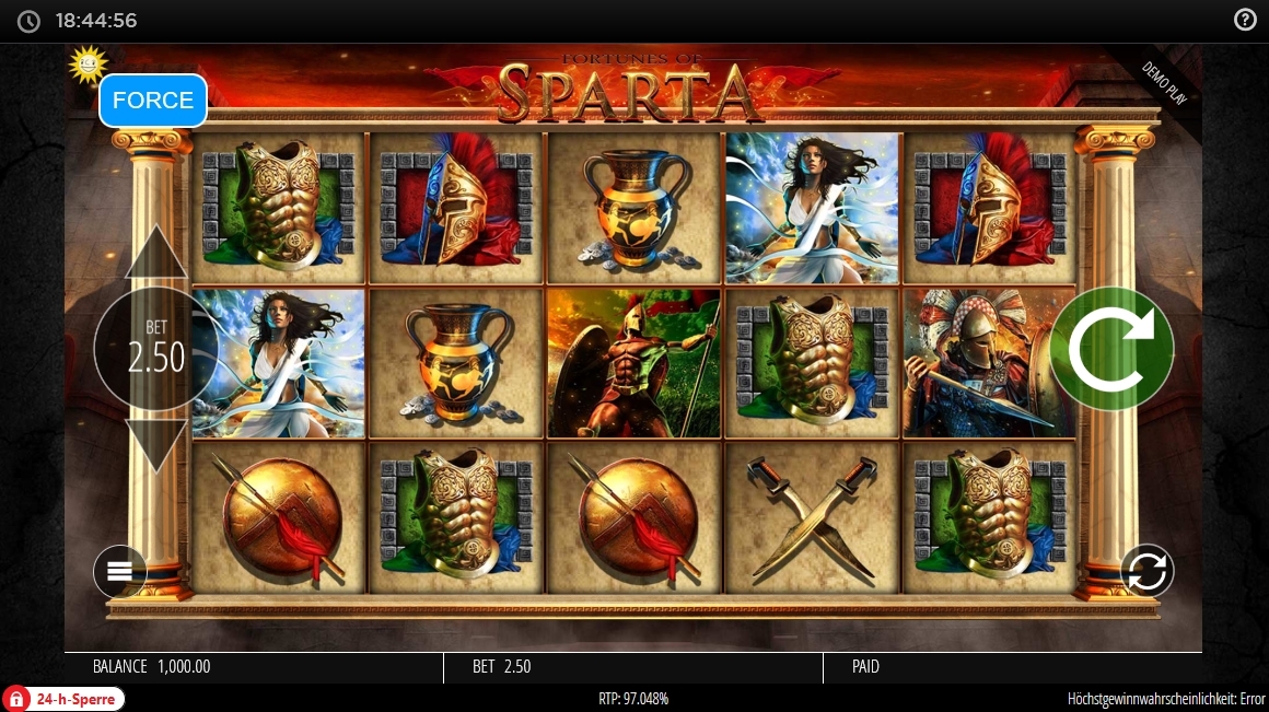 Fortunes of Sparta Slot
