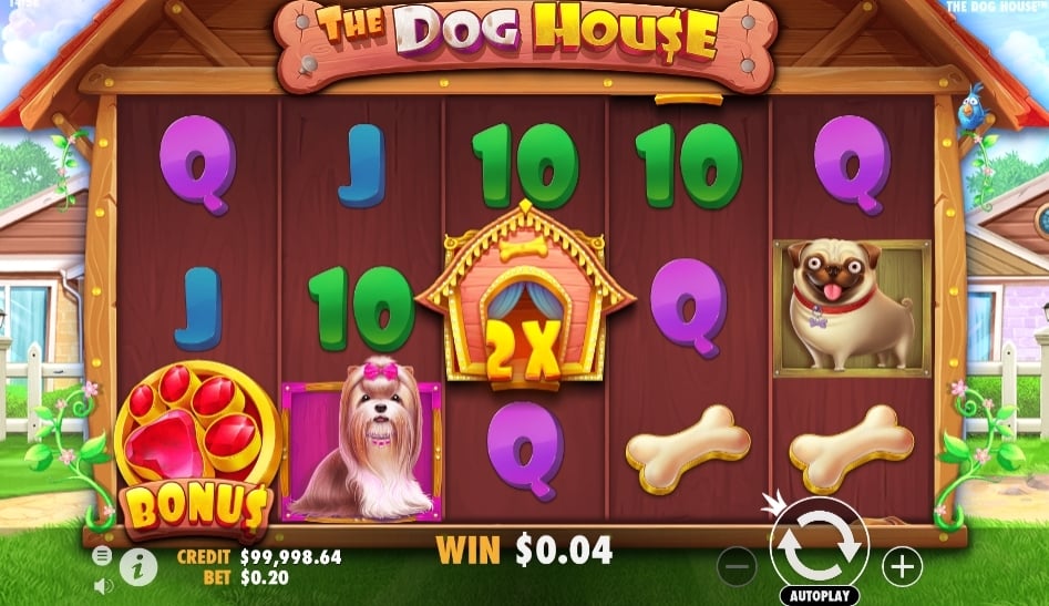 The Dog House Slot, Hunde