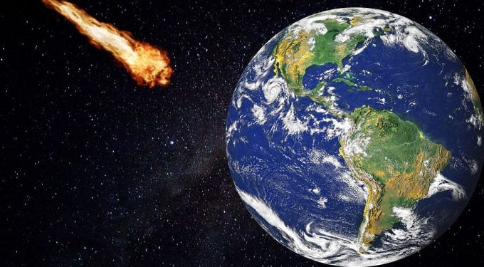 Erde Asteroid Meteorid