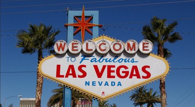 Las Vegas Welcome Schild