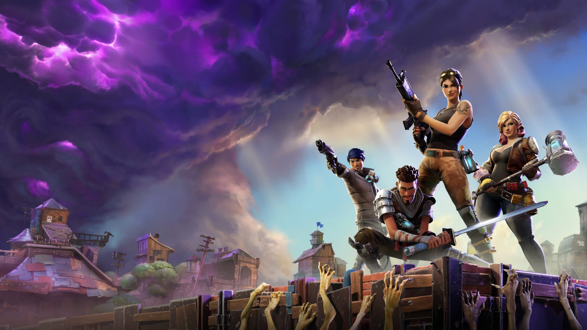 Fortnite Helden aus dem Spiel von Epic Games