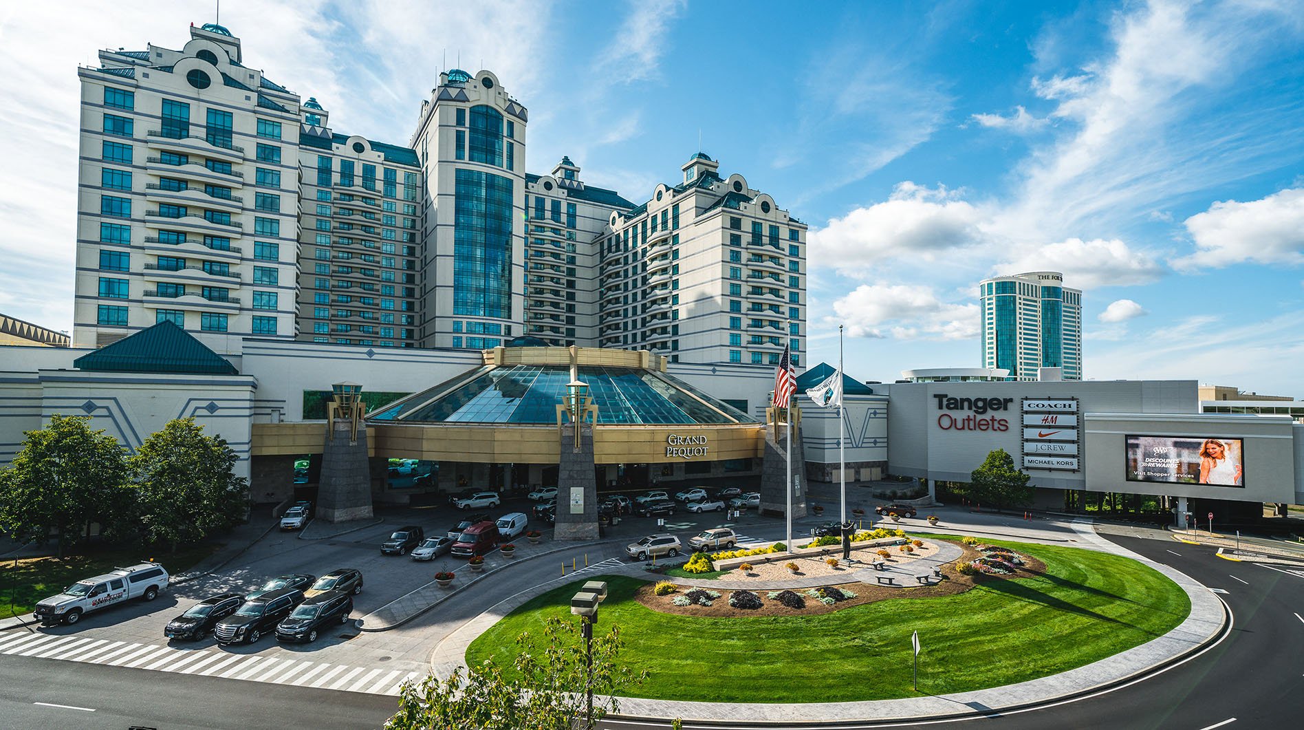 Eingangsbereich des Foxwoods Resort Casino.