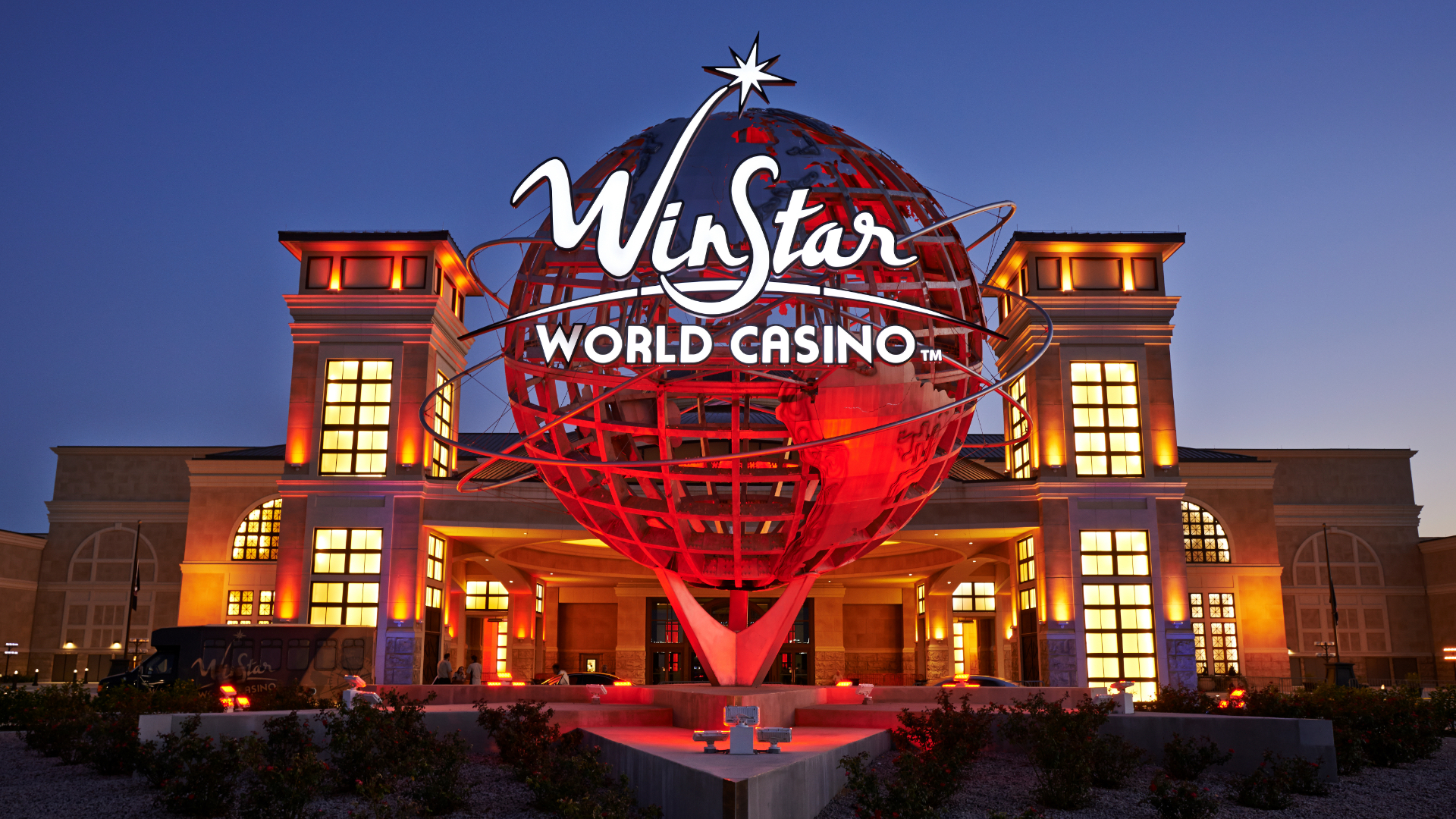Vorfahrt des WinStar World Casinos.