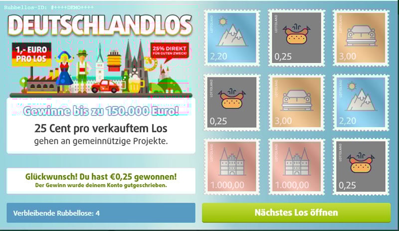 Rubbellose Deutschland Rubbellose Deutschland