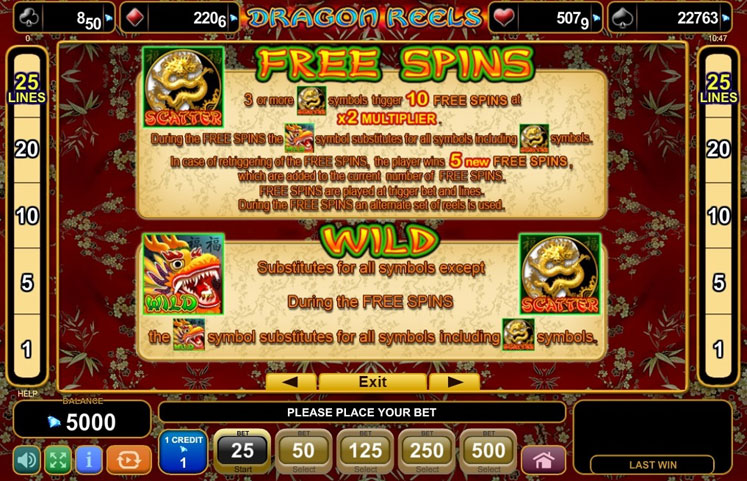 Dragon Reels