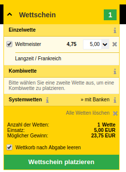 Online Geld mit Sportwetten verdienen Nebeneinkommen 