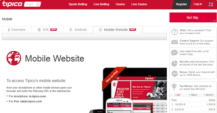 Tipico Sportwetten Programm Tipico Sportwetten Programm