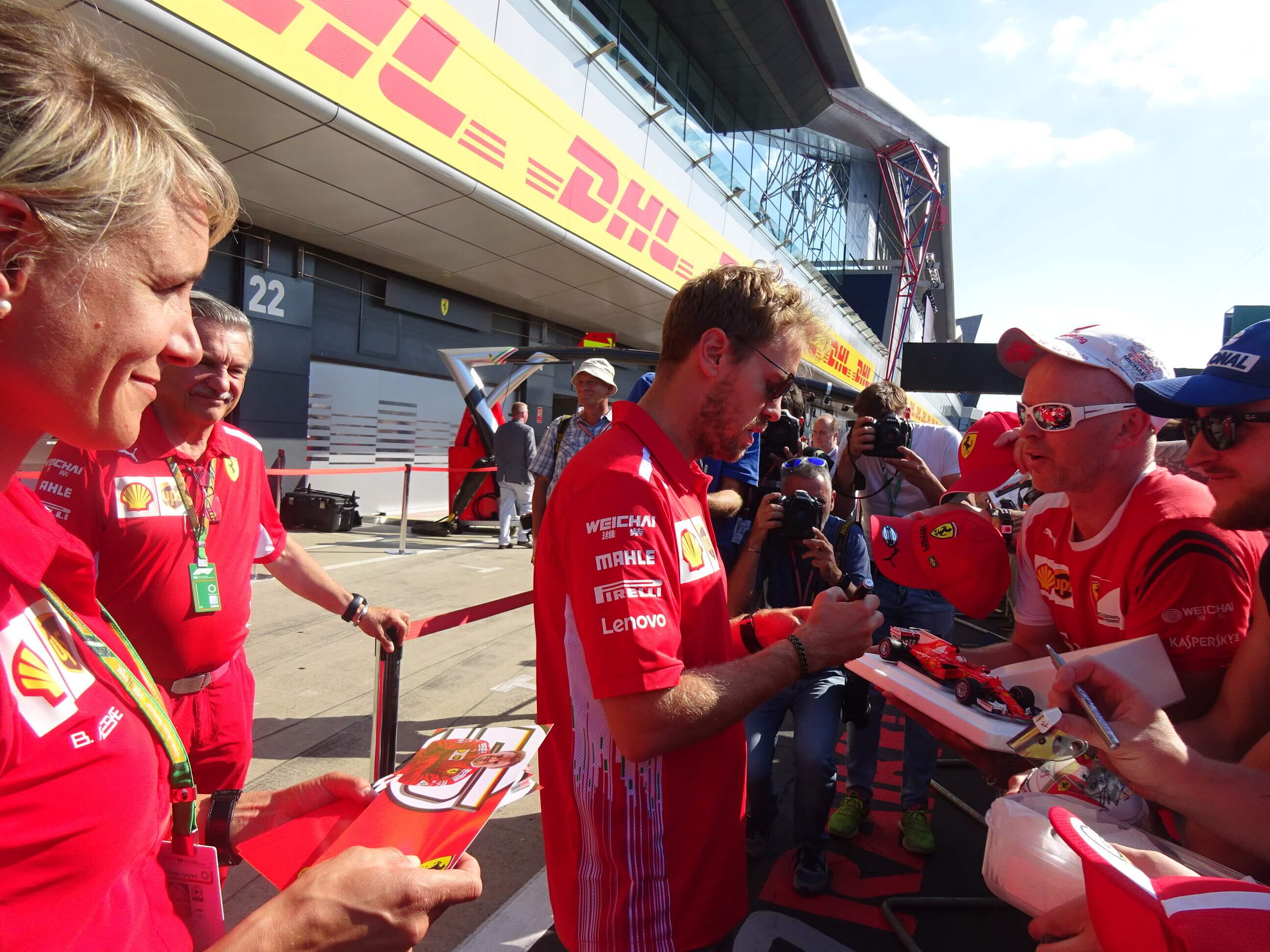 Sebastian Vettel beim British Grand Prix 2018