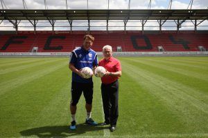 Ralph Hasenhuttl und Mister Lotto Erwin Horak