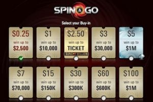 Pokerstars Spin & Go Turnier