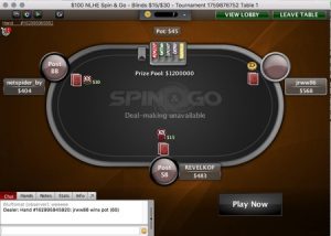 Pokerstars Spin & Go Turnier