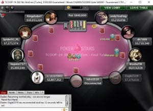 Turbo Championship of Online Poker 2017 - Finaltisch