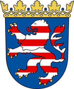 Das Bild zeigt das hessische Landeswappen.