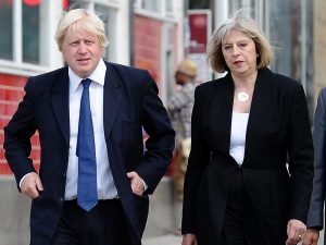 Boris Johnson und Theresa May
