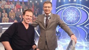 Sebastian Langrock und Günther Jauch bei WWM