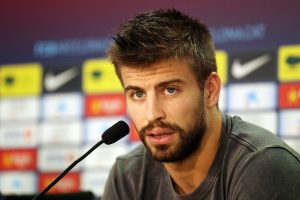 Fußballer und Katalane Gerard Piqué