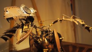 Drache im Steampunk-Stil