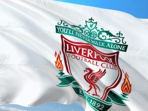 Flagge des FC Liverpool