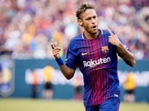 Fußballer Neymar auf dem Platz