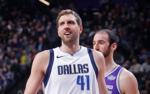 Basketballer Dirk Nowitzki bei den Dallas Mavericks