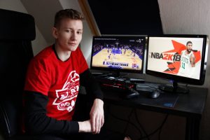 eSportler Jannis Neumann vom Niederrhein