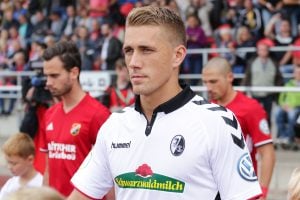 Fußballer Nils Petersen aus Freiburg 