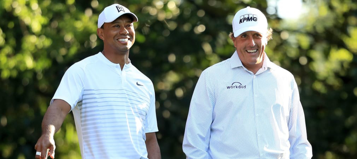 Tiger Woods und Phil Mickelson