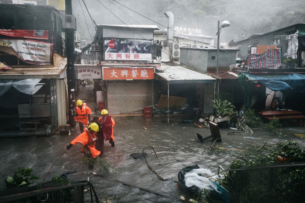 Verwüstung in Macau durch Taifun Mangkhut