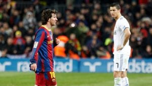 Messi und Ronaldo bei Spiel