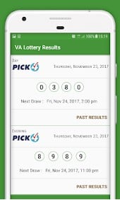 VA Lottery Results App