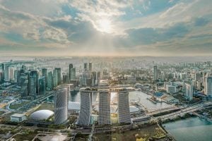 vierter Hotel-Turm Marina Bay Sands Resort