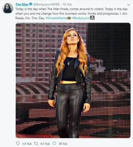 Becky Lynch Tweet