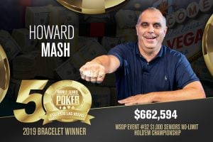 Howard Mash, WSOP Bracelet Gewinner