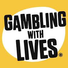 Logo von Gambling with Lives in gelb-weiß